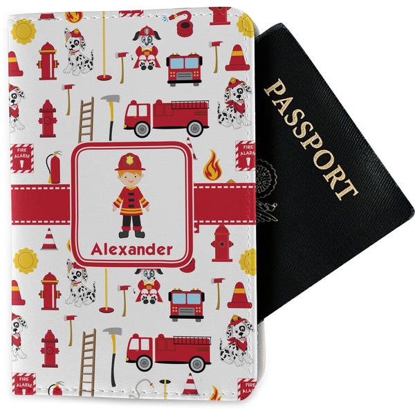 Custom Firefighter Character Passport Holder - Fabric w/ Name or Text