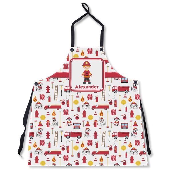 Custom Firefighter Character Apron Without Pockets w/ Name or Text