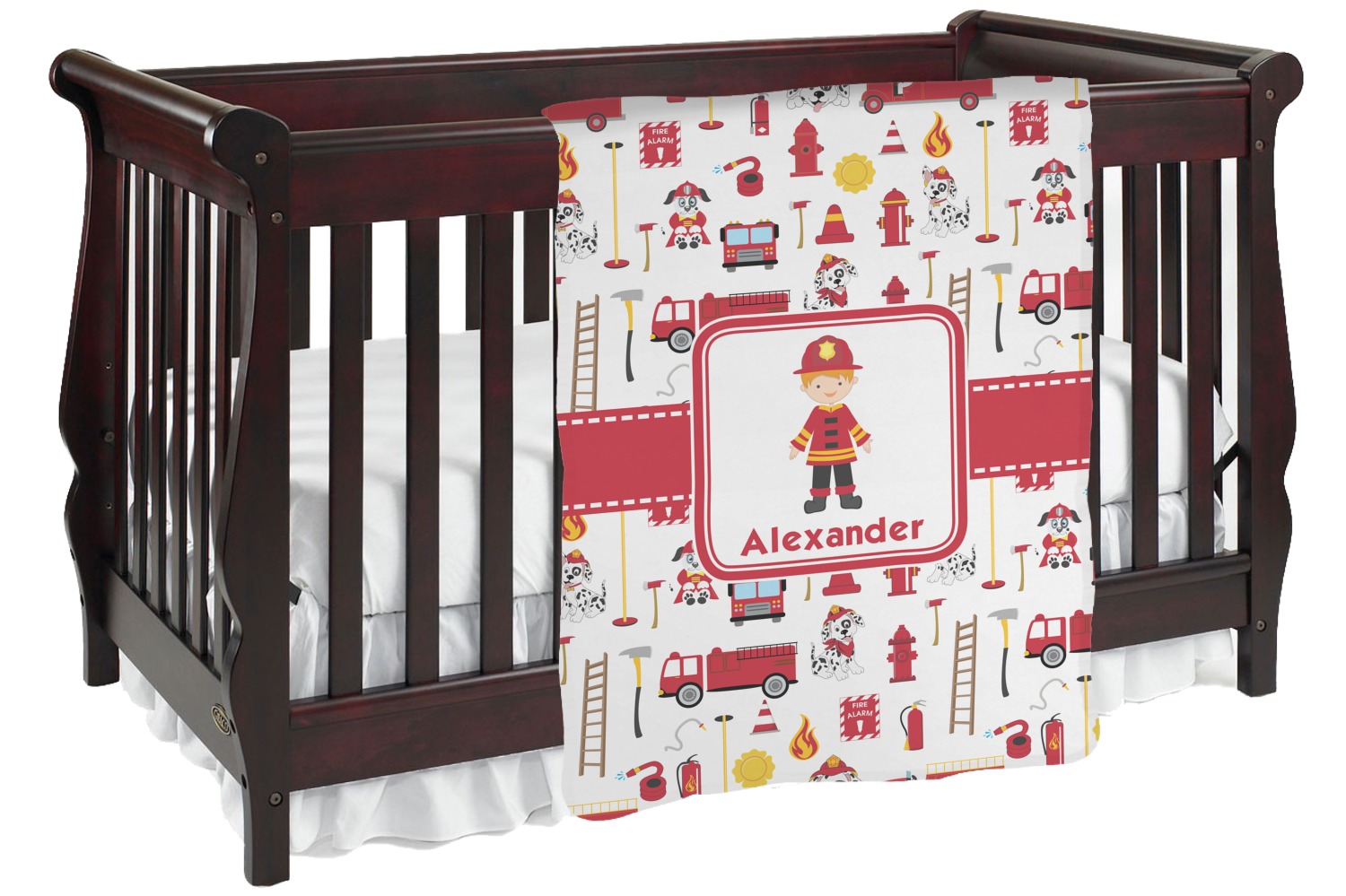 firefighter baby bedding