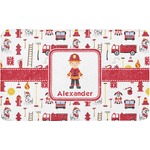 Firefighter Character Bath Mat w/ Name or Text