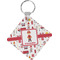 Firefighter Personalized Diamond Key Chain