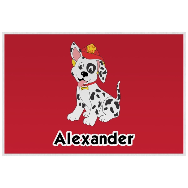 Firefighter Personalized Placemat (Back)