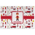 Firefighter Character Laminated Placemat w/ Name or Text