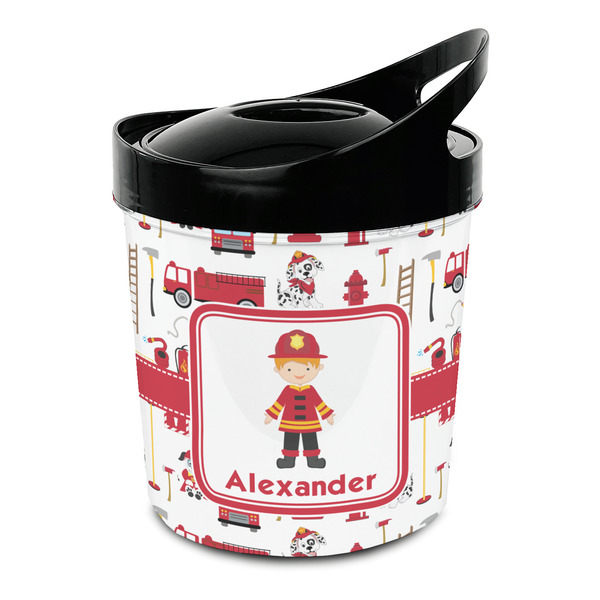 Custom Firefighter Character Plastic Ice Bucket (Personalized)