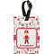 Firefighter Character Plastic Luggage Tag - Rectangular w/ Name or Text