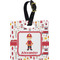 Firefighter Personalized Square Luggage Tag