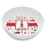 Firefighter Character Melamine Bowl - 8 oz (Personalized)