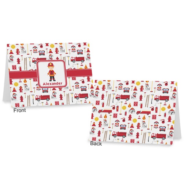 Firefighter Postcard - Front and Back