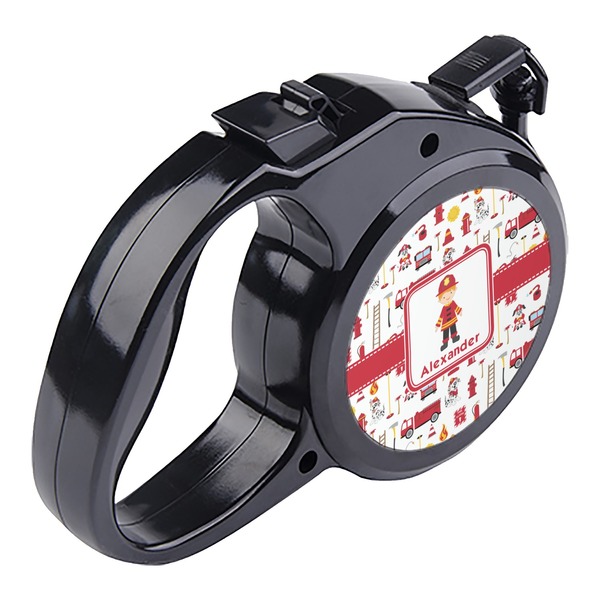 Firefighter Retractable Dog Leash - Angle