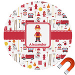 Firefighter Character Car Magnet (Personalized)
