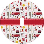 Firefighter Character Round Light Switch Cover
