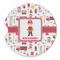 Firefighter Character Sandstone Car Coaster - Single (Personalized)