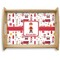 Firefighter Character Natural Wooden Tray - Large w/ Name or Text