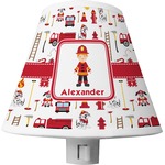 Firefighter Character Shade Night Light w/ Name or Text