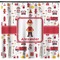 Firefighter Character Shower Curtain - Custom Size w/ Name or Text