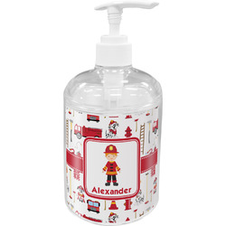 Firefighter Character Acrylic Soap & Lotion Bottle (Personalized)