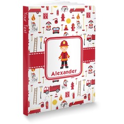 Firefighter Character Softbound Notebook - 7.25" x 10" (Personalized)