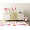 Firefighter Square Wall Decal Wooden Desk