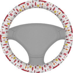 Firefighter Character Steering Wheel Cover