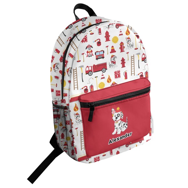 Custom Firefighter Character Student Backpack (Personalized)