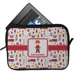 Firefighter Character Tablet Case / Sleeve (Personalized)