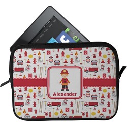 Firefighter Character Tablet Case / Sleeve (Personalized)