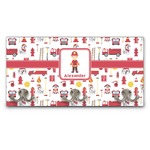 Firefighter Character Wall Mounted Coat Rack w/ Name or Text