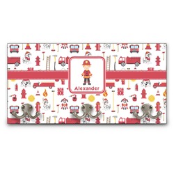 Firefighter Character Wall Mounted Coat Rack w/ Name or Text