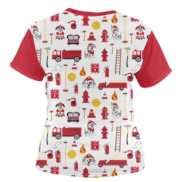 Firefighter Women's T-shirt Back