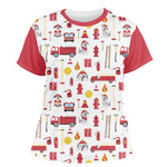 Firefighter Character Women's Crew T-Shirt - 2X Large