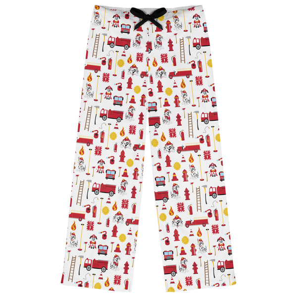 Custom Firefighter Character Womens Pajama Pants - XL