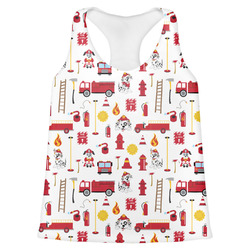 Firefighter Character Womens Racerback Tank Top