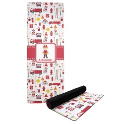 Firefighter Character Yoga Mat w/ Name or Text