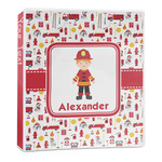 Firefighter Character 3-Ring Binder - 1 inch (Personalized)