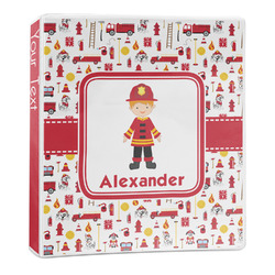 Firefighter Character 3-Ring Binder (Personalized)