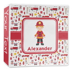 Firefighter Character 3-Ring Binder - 2 inch (Personalized)