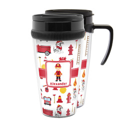 Firefighter Character Acrylic Travel Mug (Personalized)