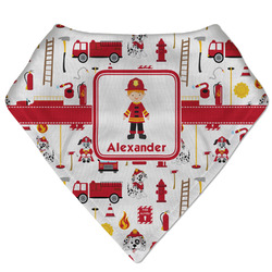 Firefighter Character Bandana Bib (Personalized)