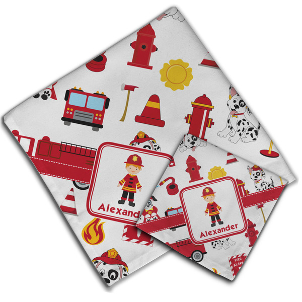 Firefighter for Kids Cloth Napkins - Personalized Lunch & Dinner (PARENT MAIN)