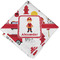 Firefighter for Kids Cloth Napkins - Personalized Lunch (Folded Four Corners)