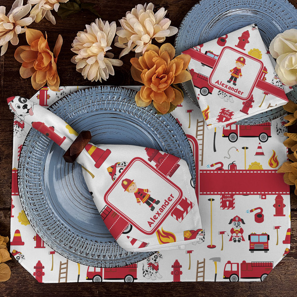 Firefighter for Kids Dining Set
