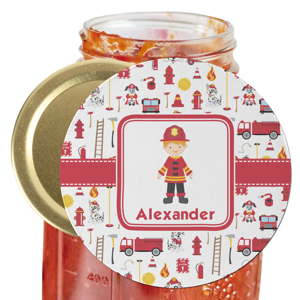 Custom Firefighter Character Jar Opener (Personalized)