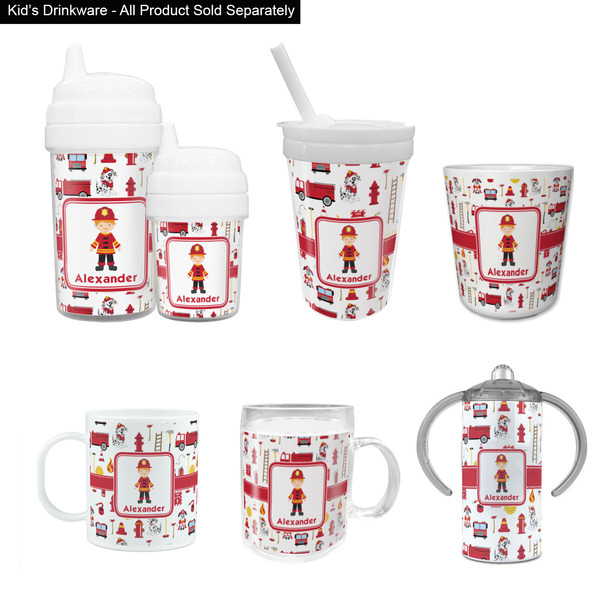 Firefighter for Kids Kid's Drinkware - Customized & Personalized