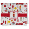 Firefighter Character Kitchen Towel - Poly Cotton - Folded Half