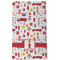 Firefighter Character Kitchen Towel - Poly Cotton - Full Front