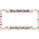 Firefighter Character License Plate Frame (Personalized)