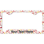 Firefighter Character License Plate Frame - Style C (Personalized)