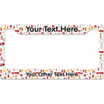 Firefighter Character License Plate Frame - Style B (Personalized)