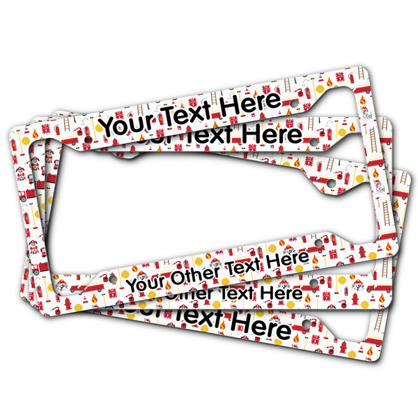 Firefighter for Kids License Plate Frames - (PARENT MAIN)
