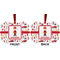 Firefighter for Kids Metal Benilux Ornament - Front and Back (APPROVAL)